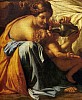 1638 1640  Nicolas Poussin La nourriture de Jupiter Detail Jupiter detail .jpg